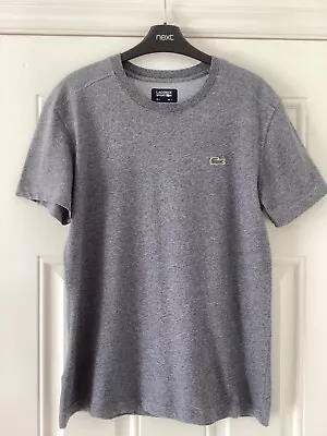 Lacoste Sport Mens Grey Marl Tshirt Size XS/S • £7