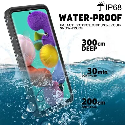 For Samsung A12 A13 4G A14 A15 A22 A32 A52 A34 A54 5G Waterproof Full Body Case • £3.67