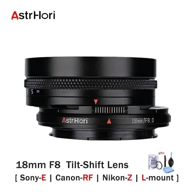 $193.60 • Buy Astrhori 18mm F8 Full Frame Tilt Shift Lens For Canon RF Nikon Z Sony E Leica L