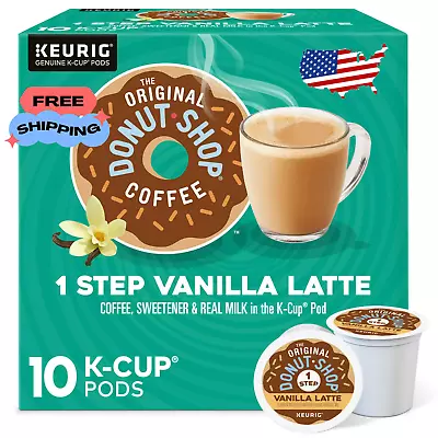 The Original Donut Shop K-Cup Coffee Pods | Irresistible Vanilla Latte Flavored • $13.95