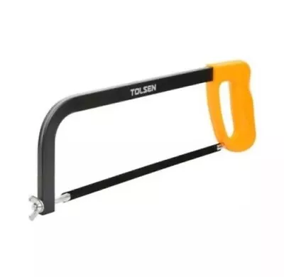 Tolsen Tools Hacksaw 12  300mm  Square Lacquered Steel Frame ABS Handle W/ Blade • £6.50