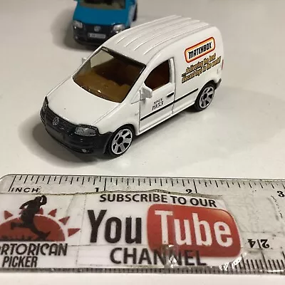 2007 Matchbox Volkswagen Caddy Van  Delivery Mb741 Thailand Variations White • $2.52