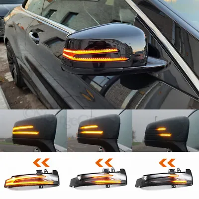 2 LED Side Mirror Turn Signal Light For Mercedes Benz A B C E S CLA GLA CLS W204 • $32.99