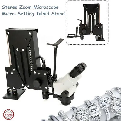 Jewelry Microscope Stand Micro-setting Inlaid Multi-directional Jewelry Stand US • $268.85