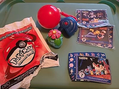 1999 Venusaur W/ Shell Launcher Burger King Pokemon With Pokeball Extra Cards • $12