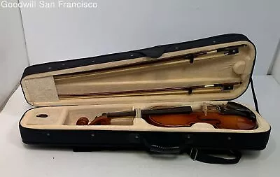Cecilio CVN-320L Violin Musical Instrument Brown With Hard Carrying Case • $29.99