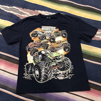 Vintage Monster Jam Grave Digger Maximum Destruction Captains Curse Trucks Shirt • $29.99