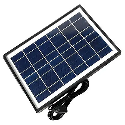 £22.49 • Buy 6W Portable Solar Panel Kit Outdoor 6V Solar Battery Charger For Mobile Phone