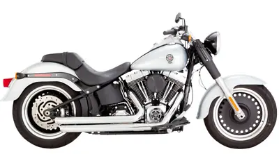 Vance & Hines Chrome Big Shots Staggered Exhaust System Harley Softail 86-17 • $1099.99