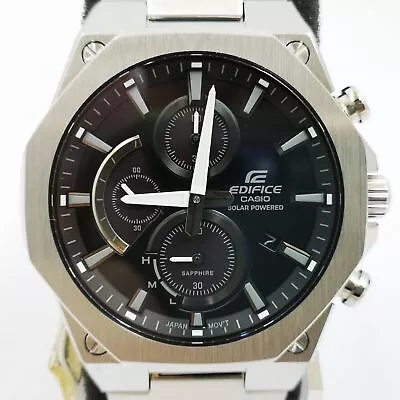 CASIO EDIFICE EFS-S570YD-1AJF Black Chronograph Solar Men's Watch New In Box • $323.03