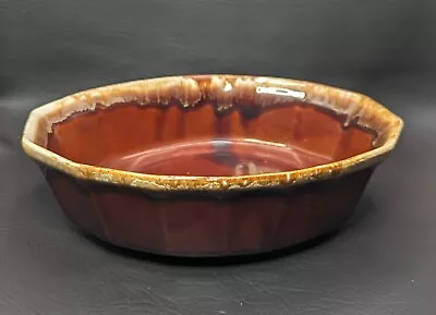 Vintage McCoy Pottery Oven Proof Casserole Dish #7071 Brown Drip Ware Glaze USA • $16.43