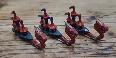 Warhammer Man O War Dark Elf Doomreavers X 3 * Painted * Metal * OOP * • £23.99