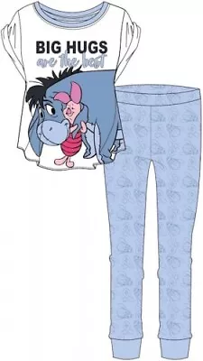 Ladies 100% Cotton Disney Short Sleeved Eeyore Pyjamas Size 8/10 To20/22  • £15.99