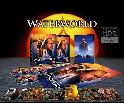 Waterworld (Kevin Costner) Limited Edition 4K Ultra HD Region B Blu-ray Box Set • $43