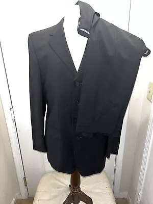 Versace Classic Black 2 Piece Suit 40R Wool • $120