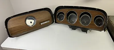 1969 Ford Mustang Mach 1 Dash 2 Piece With All Gauges Wood Grain Deluxe OEM  • $749.95