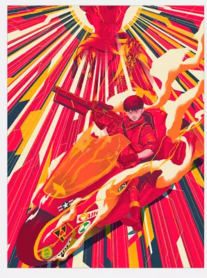 Akira Kaneda Bike Machine Anime Manga Movie Poster Giclee Print Art 18x24 Mondo • $119.99