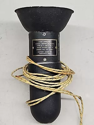 VINTAGE WW2 Aircraft Bomb Release Lamp Assembly Signal E-1 28V Daco 122-S VHTF • $59.99