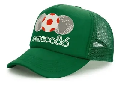 FIFA WORLD CUP MEXICO 1986 TRUCKER HAT - CAP - Green - Argentina • $34.99