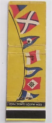  Regatta  Midget Match Books Lion Match Co. Yachting Vntg Matchbook Cover • $2.99