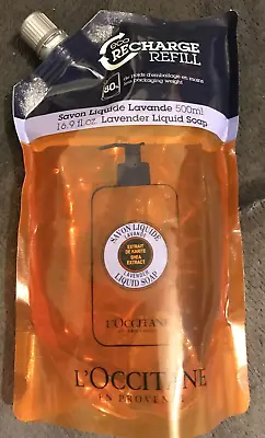 L'OCCITANE Shea Lavender Hands And Body Liquid Soap Refill  - 500 Ml Brand New • £14.99
