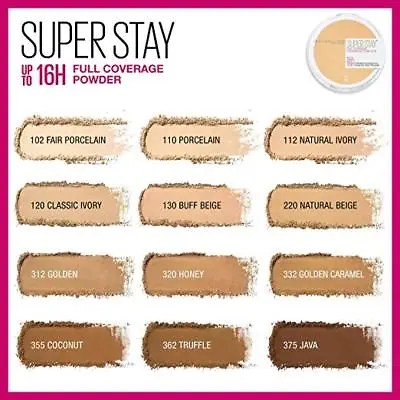 Maybelline Super Stay Full Coverage 16Hr Powder Foundation~Choose From 12 Shades • $8.25