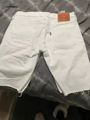 Levi's 511 Men Denim Jeans Shorts Size 32 White NWOT~L@@K!!!! • $15.50