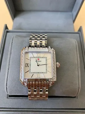 (ON SALE) NWT MICHELE Diamond Milou Watch MWW15A000092 Retail $1800 • $950