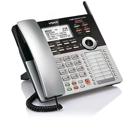 NEW VTech CM18245 4 Line Accessory Deskset 6-Way Conferencing & Call Tranfer • $69.99