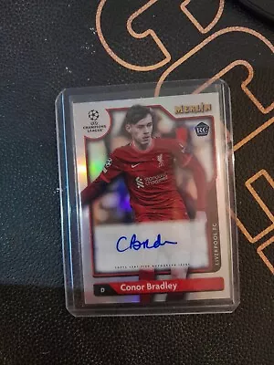 Topps Merlin Chrome Conor Bradley Auto Autograph Rookie • $60