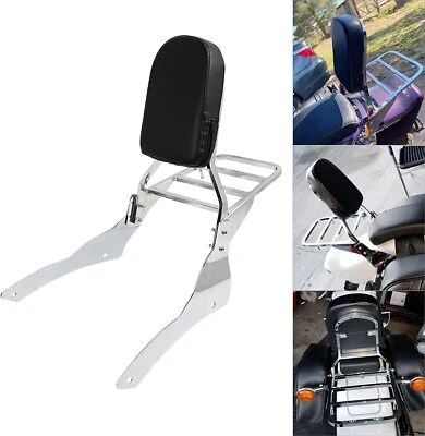 $77.89 • Buy Backrest Sissy Bar Luggage Rack For Yamaha Vstar 400 650 Dragstar Classic 98-14