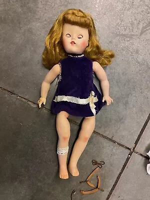 Vintage Horsman Doll Dolly Dreamland 1953 With Sleep Eyes & Teeth • $45