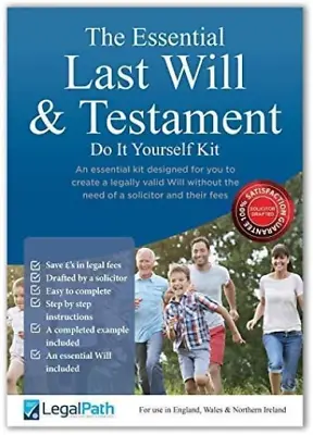 £14.98 • Buy The Essential Last Will And Testament Do It Yourself Will Kit UK 2022-23 Edition