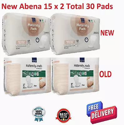 Abena Premium Maternity Pads Disposable Sanitary Pads 15-30 Pack UK • £7.45