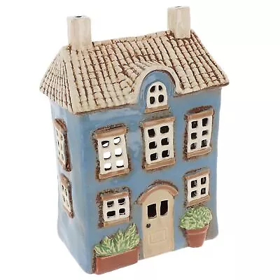 Village Pottery Ceramic Tealight Holder Pretty Garden Floral House Collection • £21.99