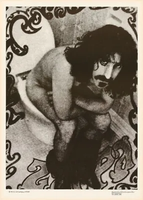 Poster :music : Frank Zappa - On The Crappa - 1981 Free Shipping ! #b1069  • $49.97