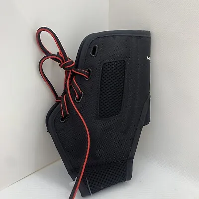 Mueller Soft Ankle Brace With Straps Black Red Women 6-8 Men’s 5-7 • $9.95