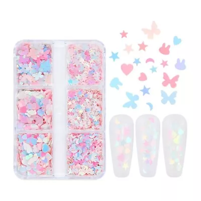 Star Glitter Paillettes Nail Accessories Nail Art Sequins For Nail Decoration • £5.33