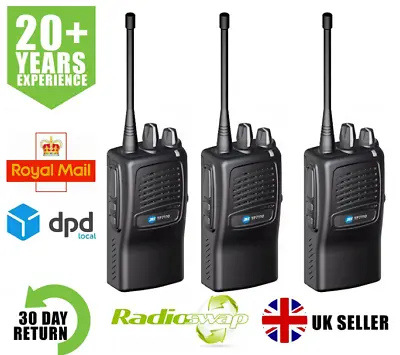 TAIT TP7110 UHF 420-470MHZ 4 WATT WATERPROOF WALKIE-TALKIE TWO WAY RADIOS X 3 • £249.95