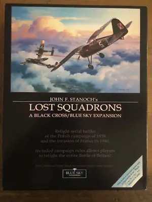 Board Wargame - Lost Squadrons - Blue Sky Expansion Complete And Unpunched • £60