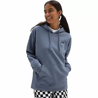 Vans Women Flying V Boyfriend Fit Hoodie In Petrol Blue • £33