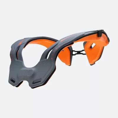 Atlas Adults Vision Motocross MX Enduro Bike Collar Neck Brace Grey Orange LG/XL • $49.72