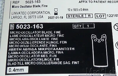 CONMED 5023-163 Orthopedic Micro Oscillator Blade Fine Saw. • $19.99