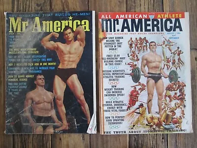 Lot 2 Mr. America Muscle Development Power Magazine 1963 Strength Bodybuilding • $12.99