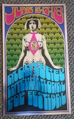 1967-foil Print-monterey Pop Festival-1967/1992-tom Wilkes-in  Nm Condition!!! • $65