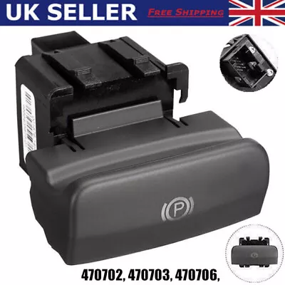 Electronic Parking Handbrake Switch Brake Button 470706 For Peugeot 3008 5008 • £10.89