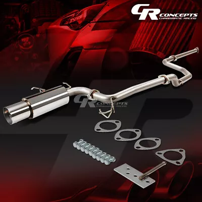 4.5  Muffler Tip Catback Ss Racing Exhaust System For 90-93 Acura Integra Da/db • $152.95