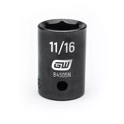 Gearwrench 84505N 11/16  - 1/2  Drive 6 Point Shallow Impact Socket Standard SAE • $13.94
