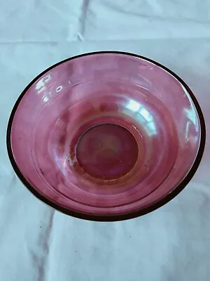 Faux Pink Gallery Glass Finger Bowl • £3