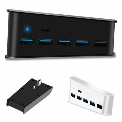$21.30 • Buy 5-Ports Extend USB Hub Adapter High Speed Splitter For Sony PS5 PS4 Pro Console.